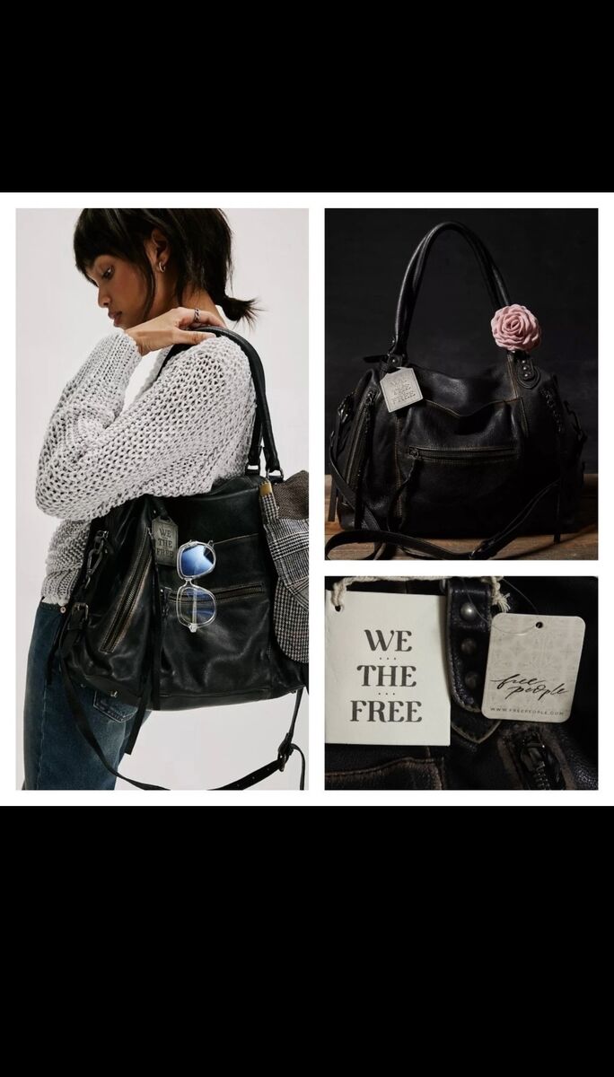 Free people Emerson Tote Purse in Coal