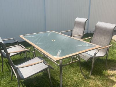Patio Table and Chairs Set