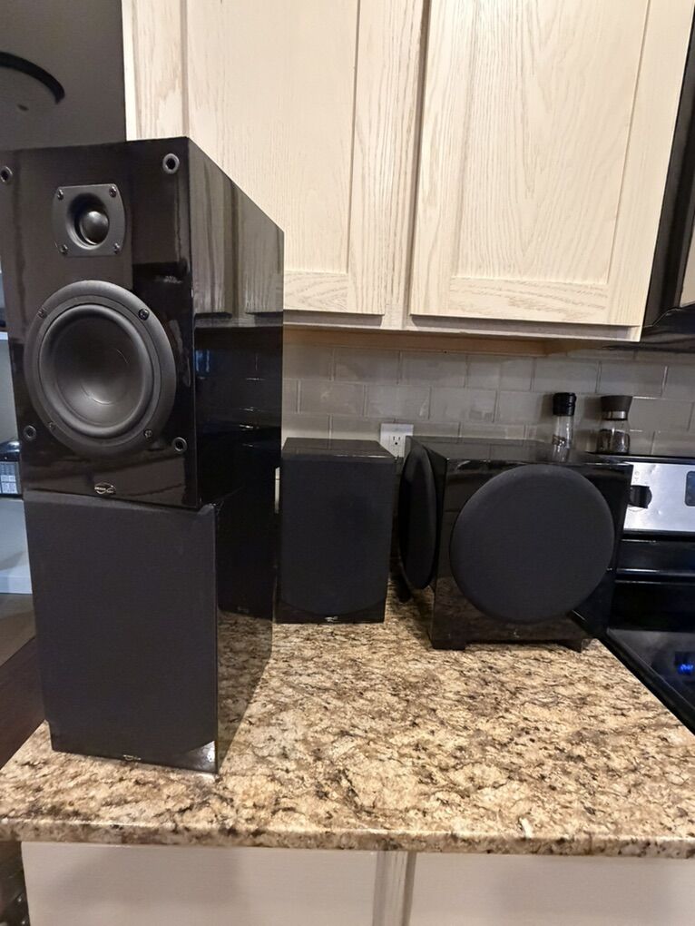 aperion audio 150w active subwoofer And Speakers