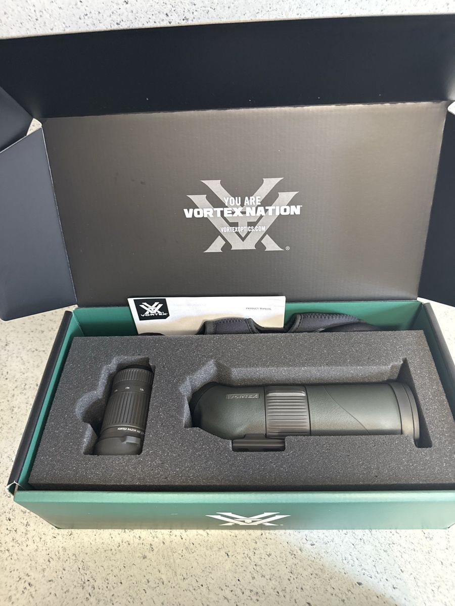 New in Box - Vortex Razor HD 13-39x56mm Angled Spotting Scope