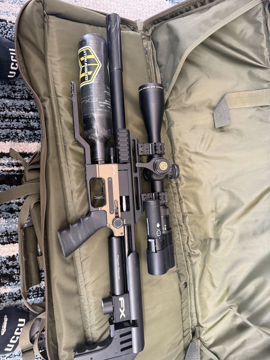 FX Impact MKII .25 Caliber Airgun with Power Plenum & Athlon Helos BTR 6-24x50 Scope
