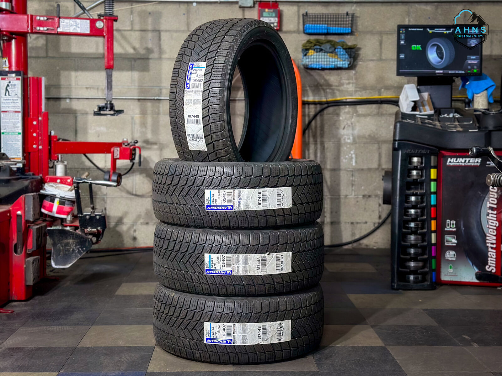 Snow | 245 45 19 Michelin X-Ice | Brand New | Winter Tires | 245/45r19 | Tesla | Model S | Audi | Lexus | Mercedes