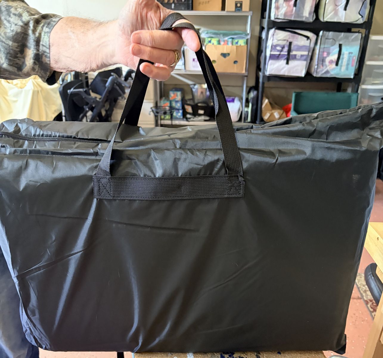 BRAND NEW For a full size truck, Hard bottom back seat extender