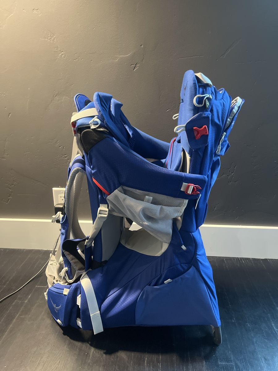 Osprey Poco Plus Child Carrier Backpack - Blue, Excellent Condition