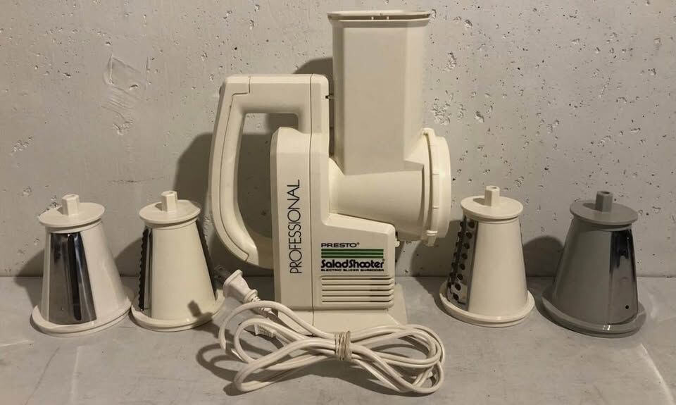 PRESTO Professional Electric Salad Shooter -shredder/slicer