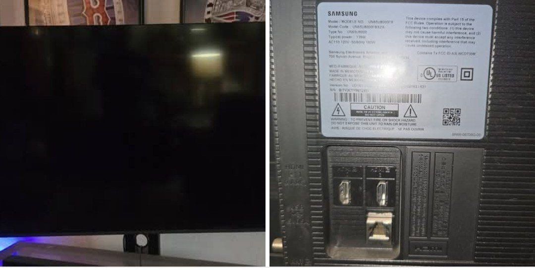 65" Samsung TV