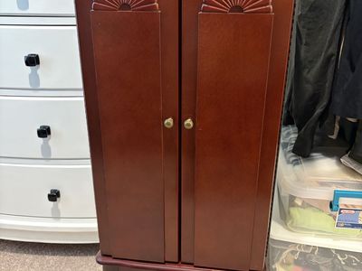 Wooden Jewelry Armoire