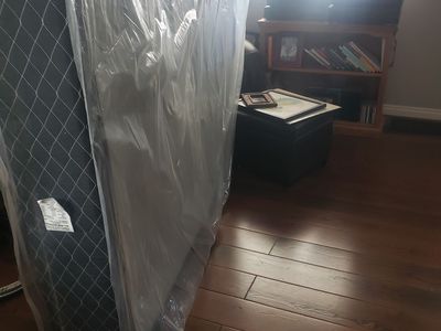 Free, still in wrapper full size box spring