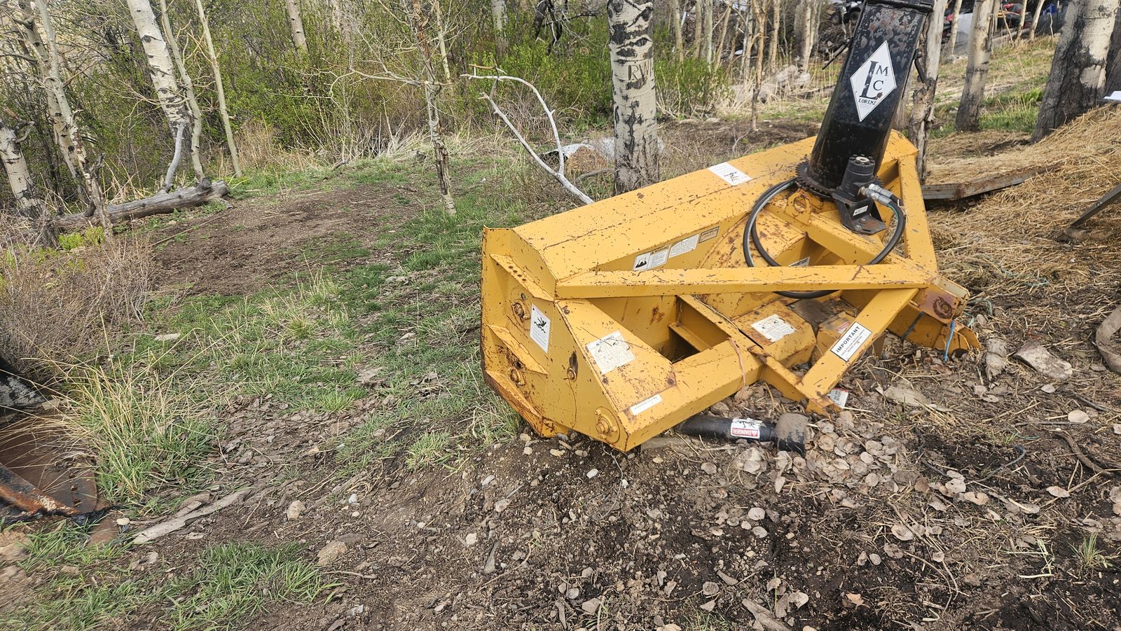 Broken 6' snowblower