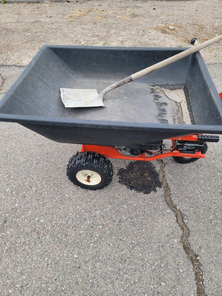 powered wheelbarrow
