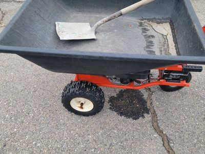 powered wheelbarrow