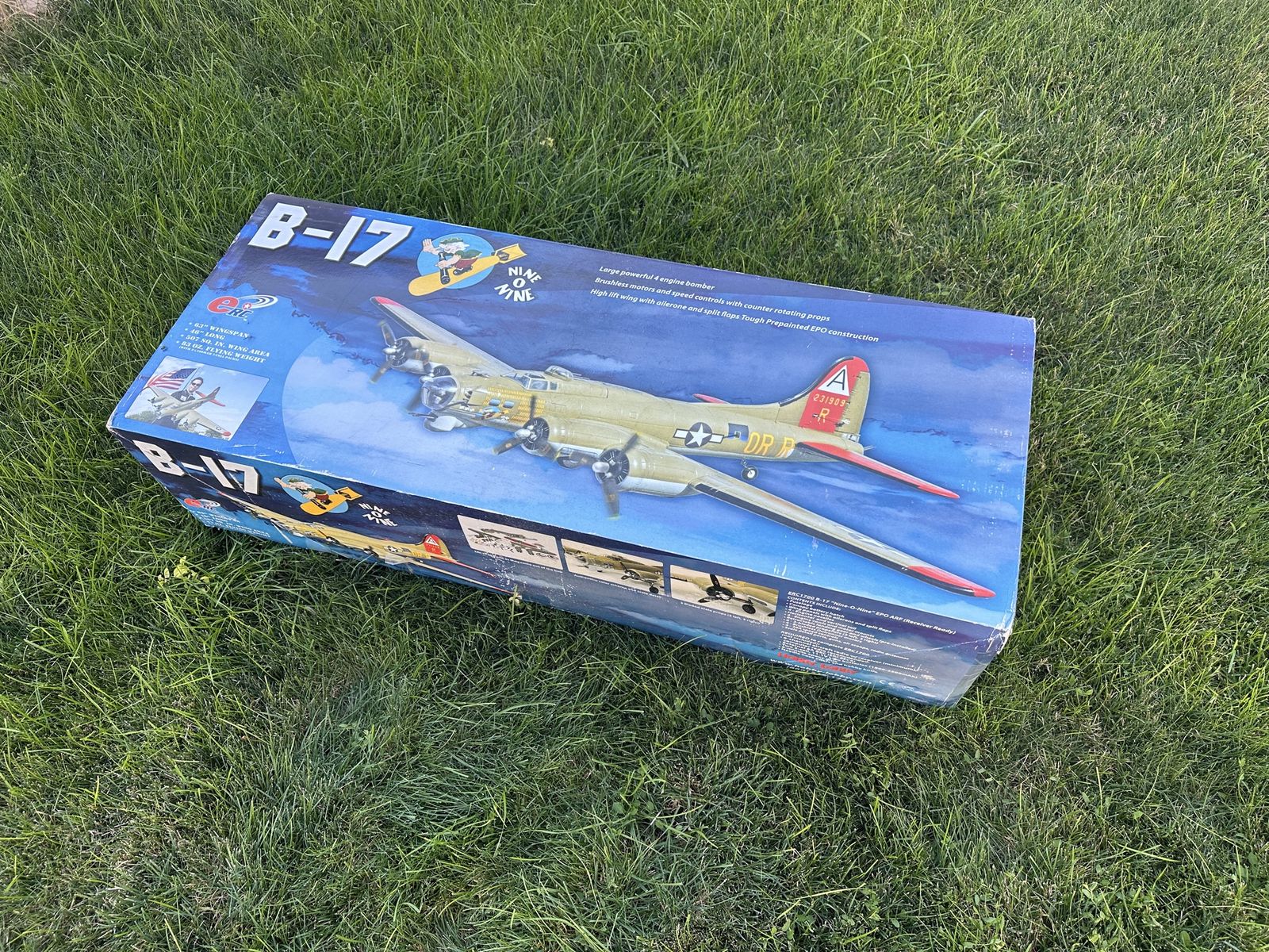 ERC B-17 Nine O Nine RC Airplane 63 Inch Wingspan ARF
