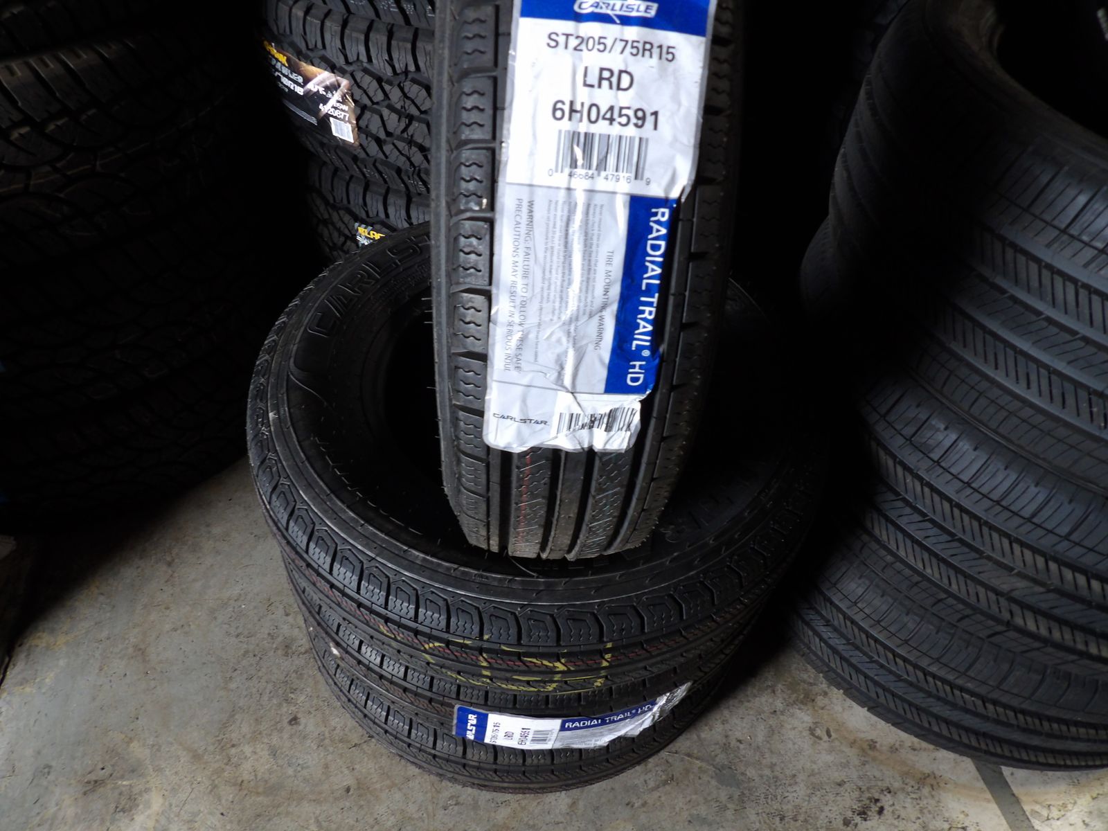 205/75R15 CARLSTAR RADIAL TRAIL HD SET OF BRAND NEW TIRES