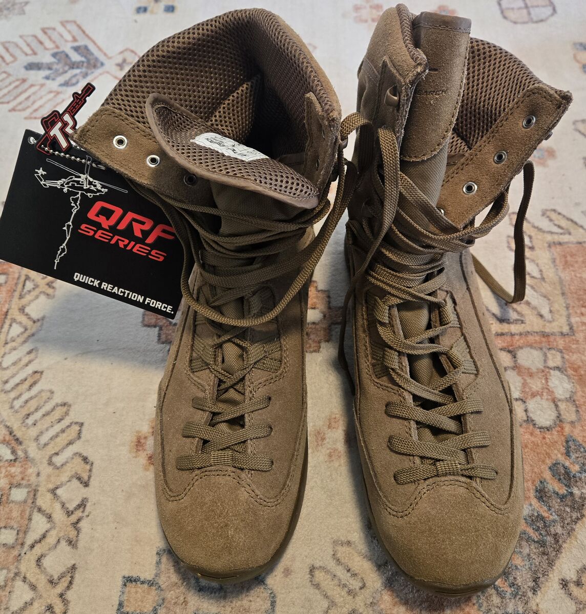 Tactical Research QRF 9" Boots mens size 11 Coyote