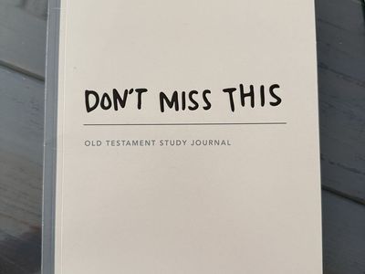 New Don’t Miss This Old Testament Study Journal