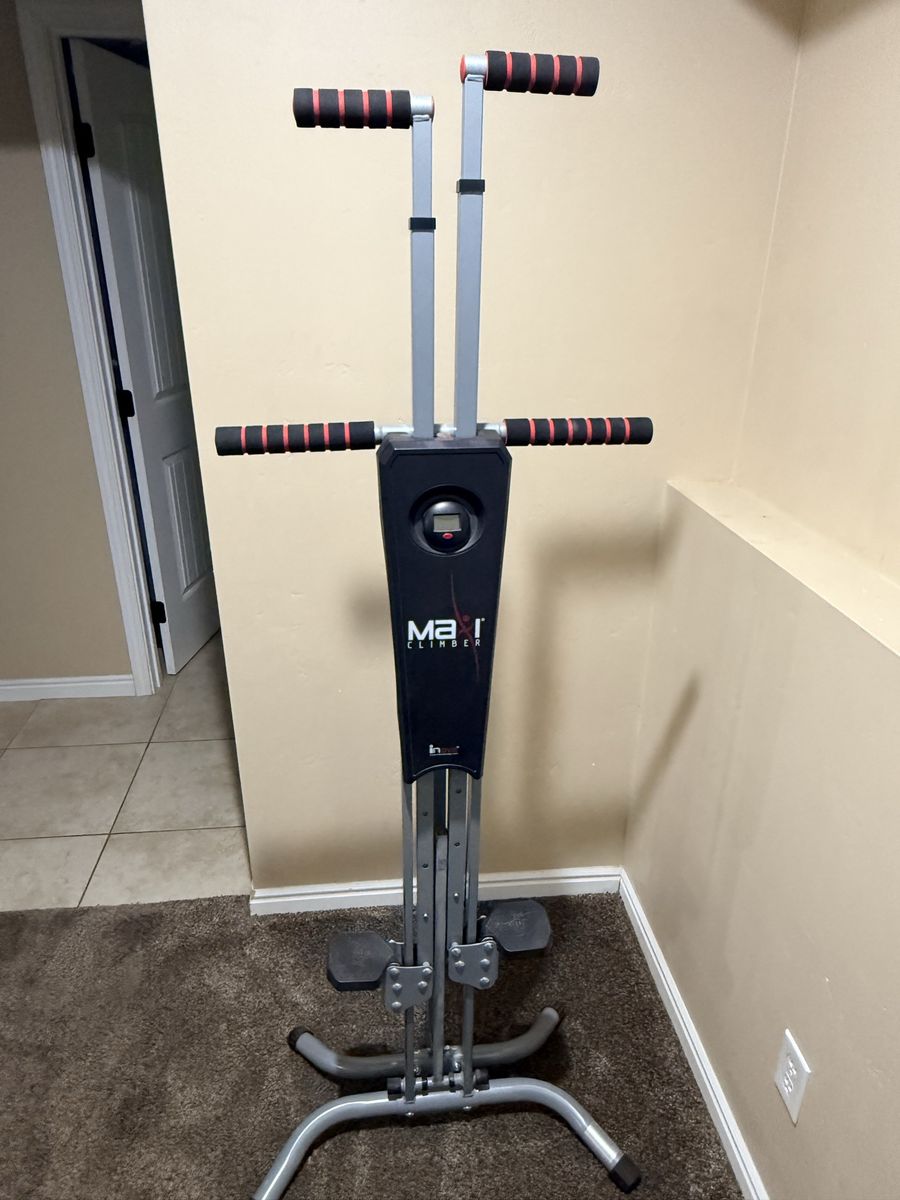 MaxiClimber Vertical Climber Home Workout Exercise Machine