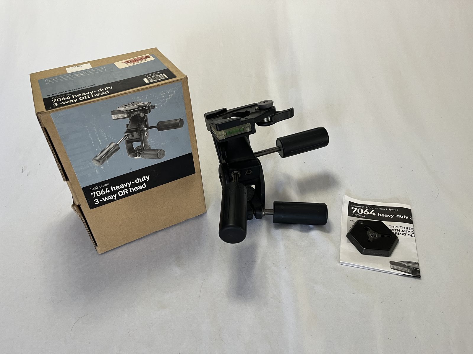 Calumet 7064 Heavy Duty 3-Way Camera Head — New Open Box