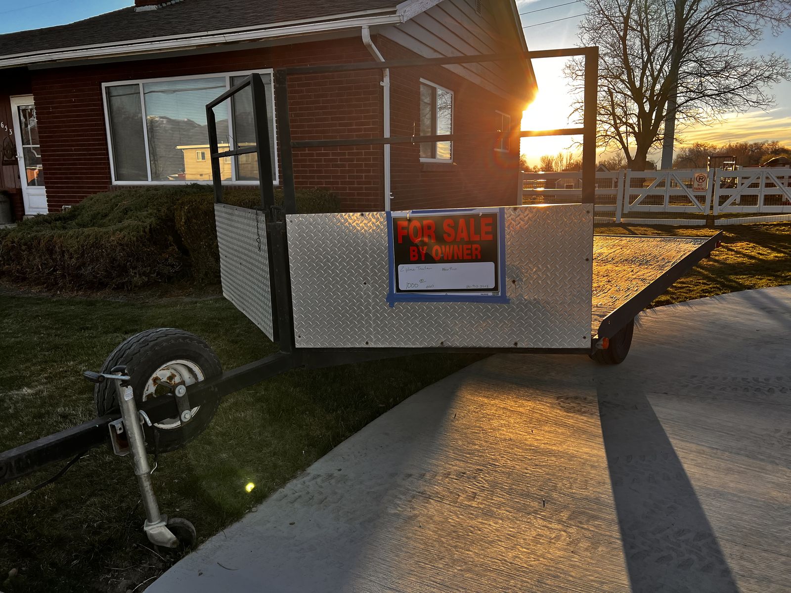 2place Drive On And Off trailer