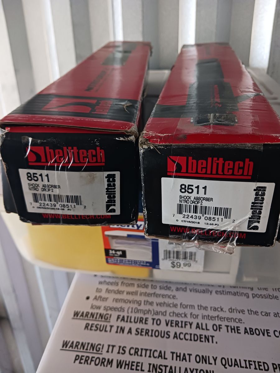 Belltech drop springs and shocks for 99-06 Silverado