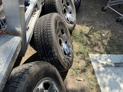Set of 4 Chrome Ford Wheels with Toyo Tires
