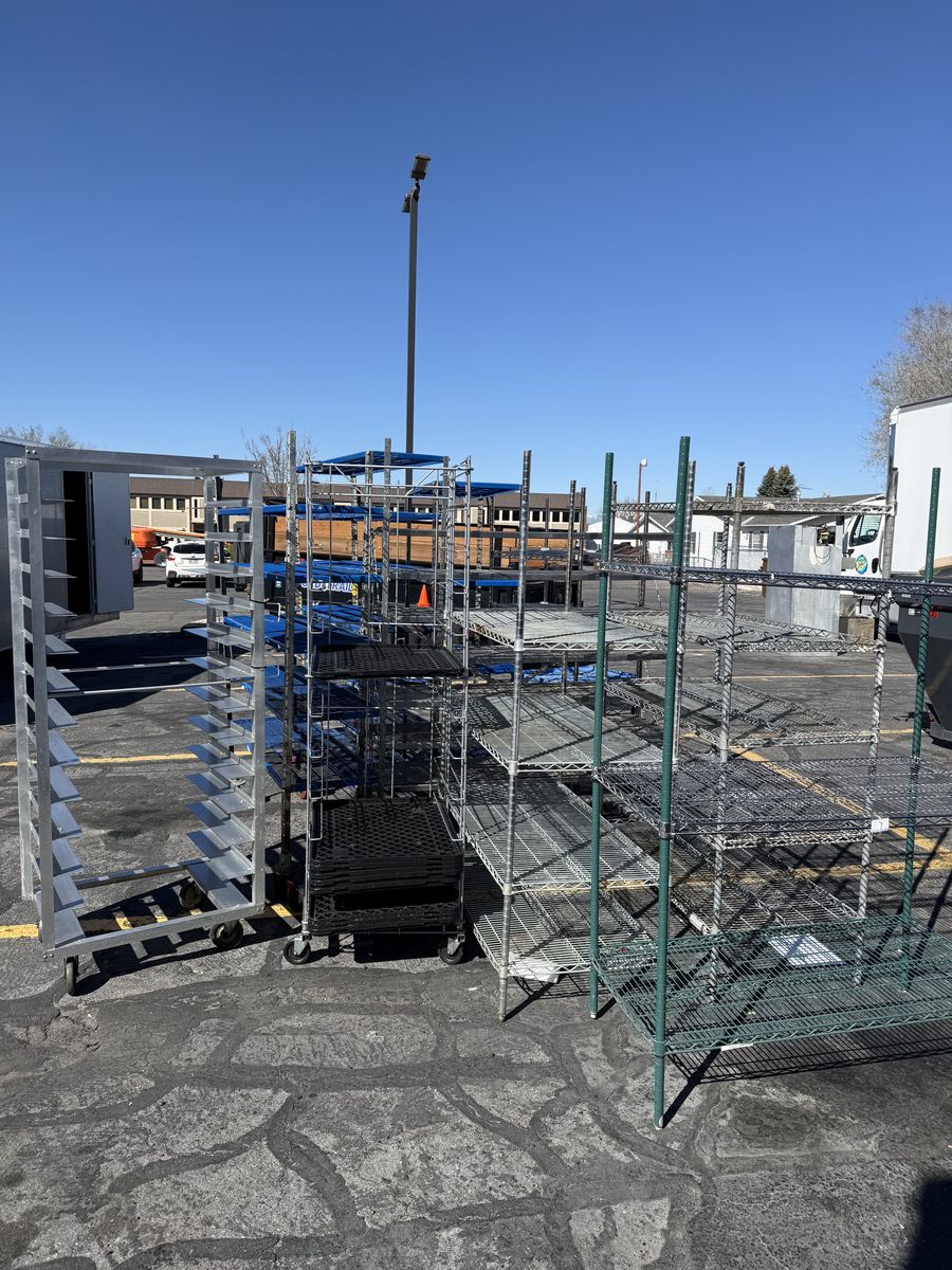Storage Shelves And Bakers Racks