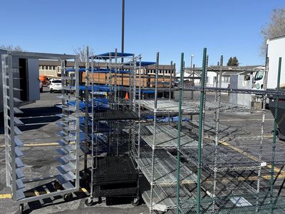 Storage Shelves And Bakers Racks