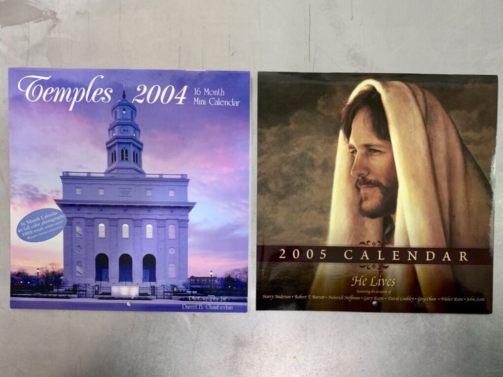 LDS Mormon early 2000s Mini Calanders