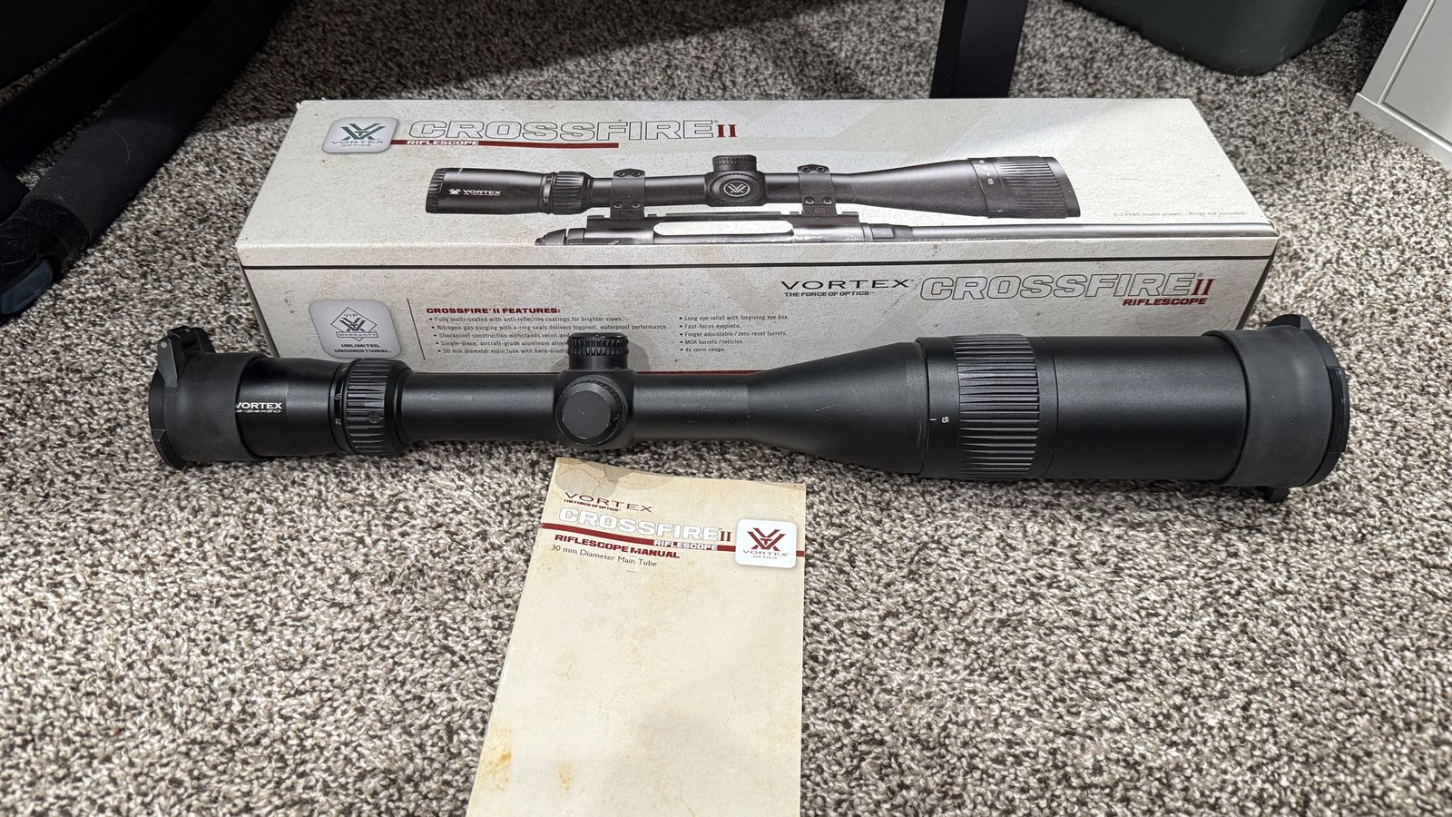 Vortex Crossfire II 6-24x50 AO scope