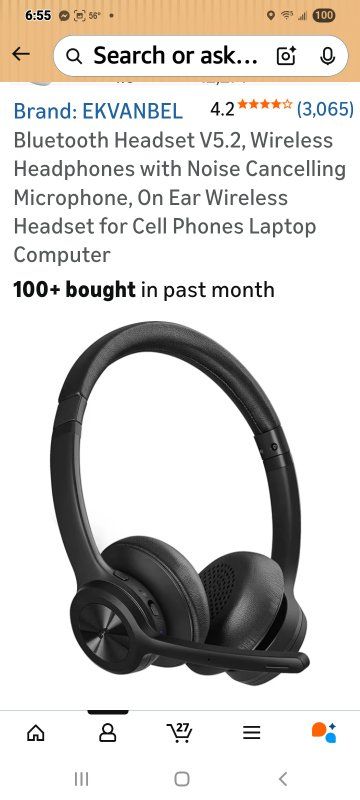 New in Box! Bluetooth Wireless Headset