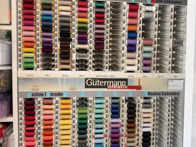Sewing thread holder display- craft room