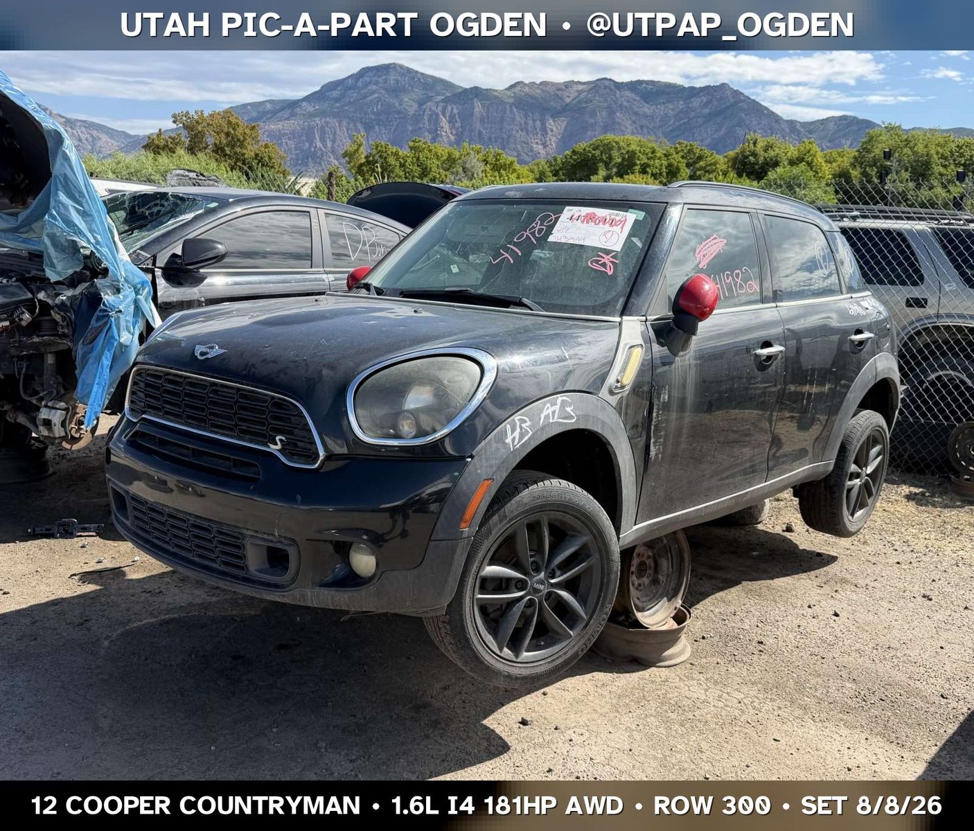New Arrival - 2012 MINI Cooper Countryman Parts - UTPAP Ogden