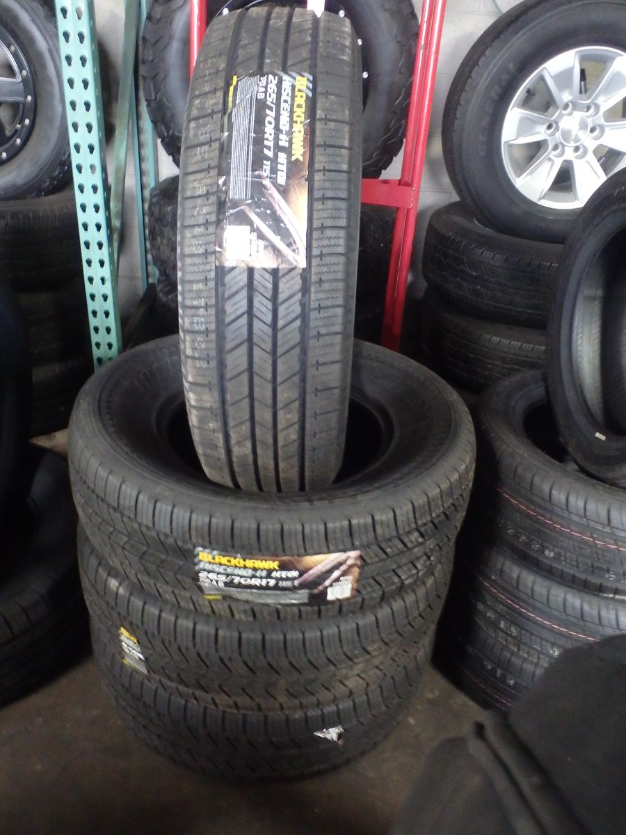 265/70R17 BLACKHAWK HISCEND-H HT01 SET OF BRAND NEW TIRES