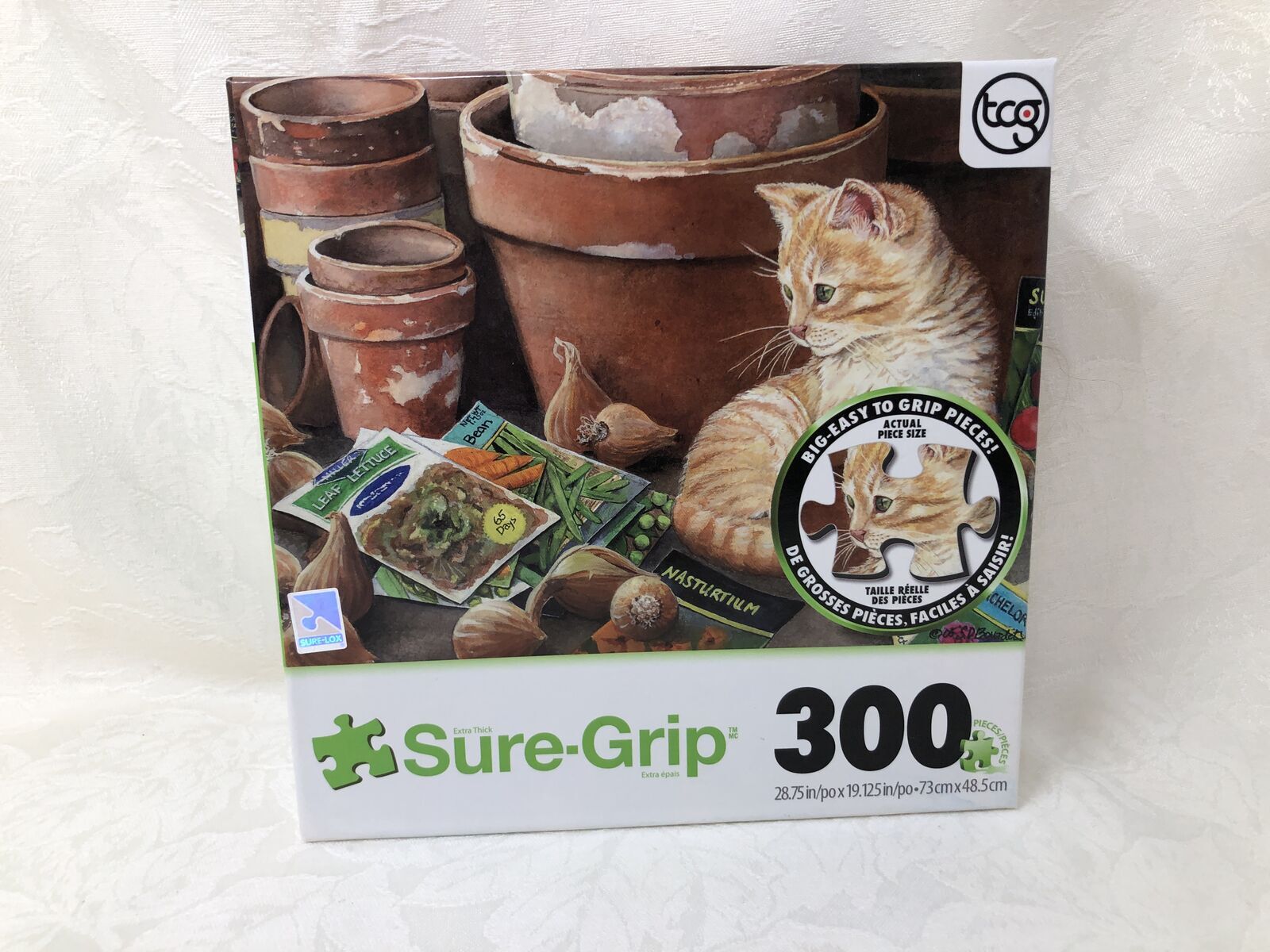 Sure-Grip 300 Piece Puzzle – Nelson & Flower Pots – Large Easy-Grip Pieces
