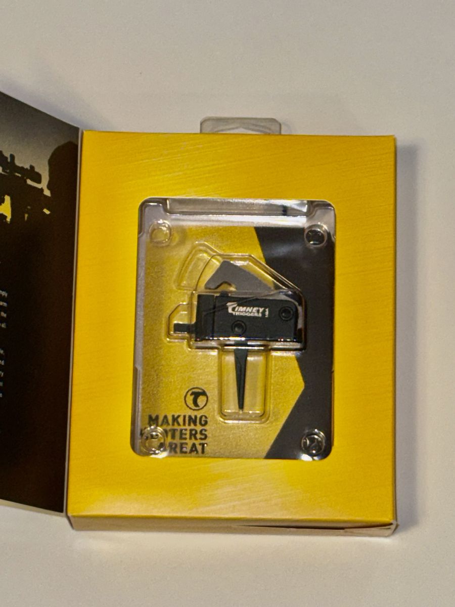 BRAND NEW IN BOX TIMNEY SINGLE STAGE TRIGGER FOR A SIG SAUER MPX PCC