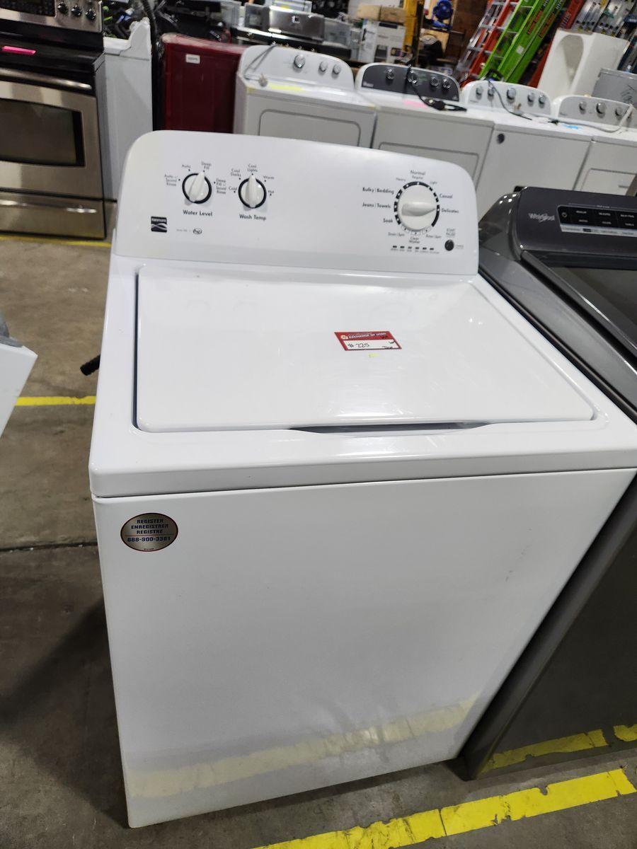 BEAUTIFUL KENMORE TOPLOAD WASHER! WITH A FULL WARRANTY