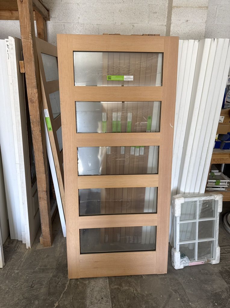 36 Inch Fir 5 Lite Front Doors