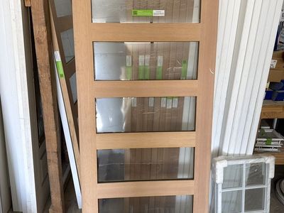 36 Inch Fir 5 Lite Front Doors