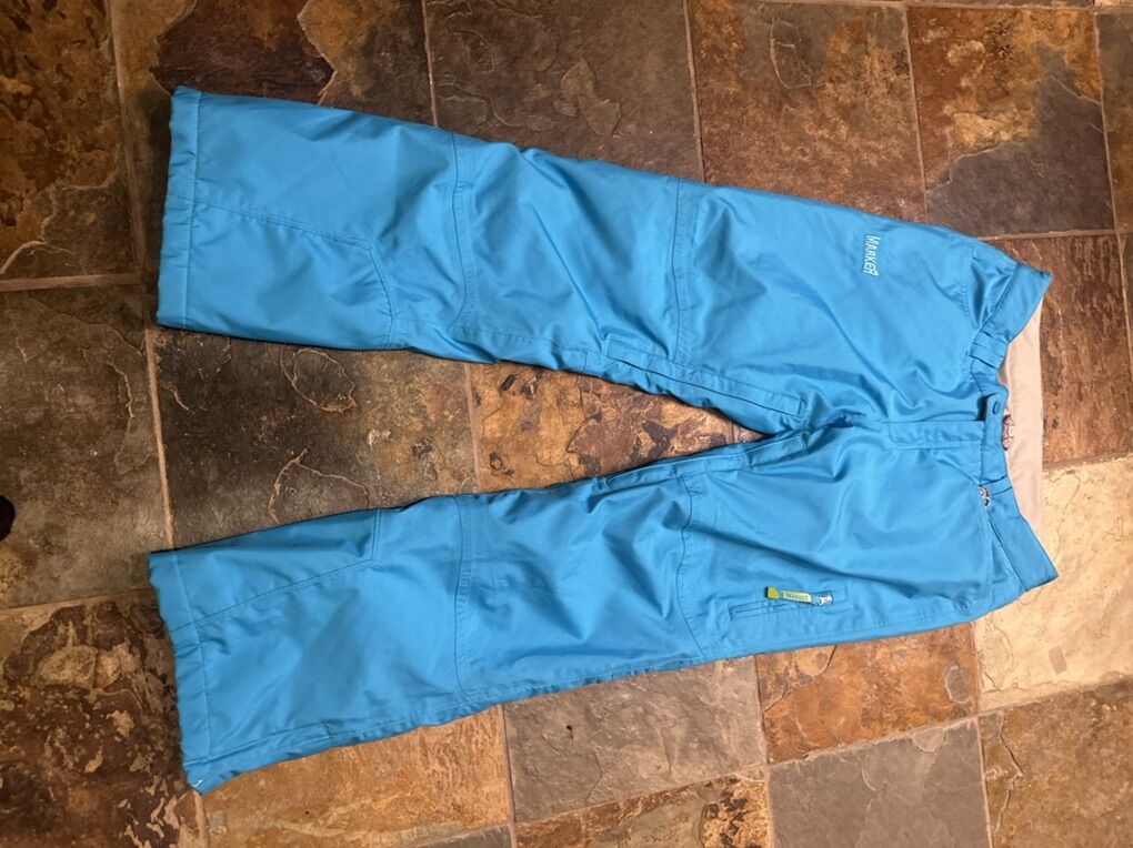 Marker Women’s Size 8, Turquoise Snowboard Pants