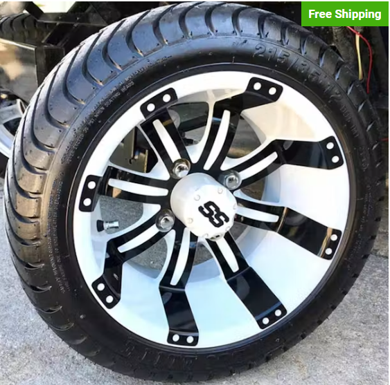 New - (1) LSI Golf Cart Wheel & Tire 215/35/12, Club Car, EXGO & Yamaha Models.