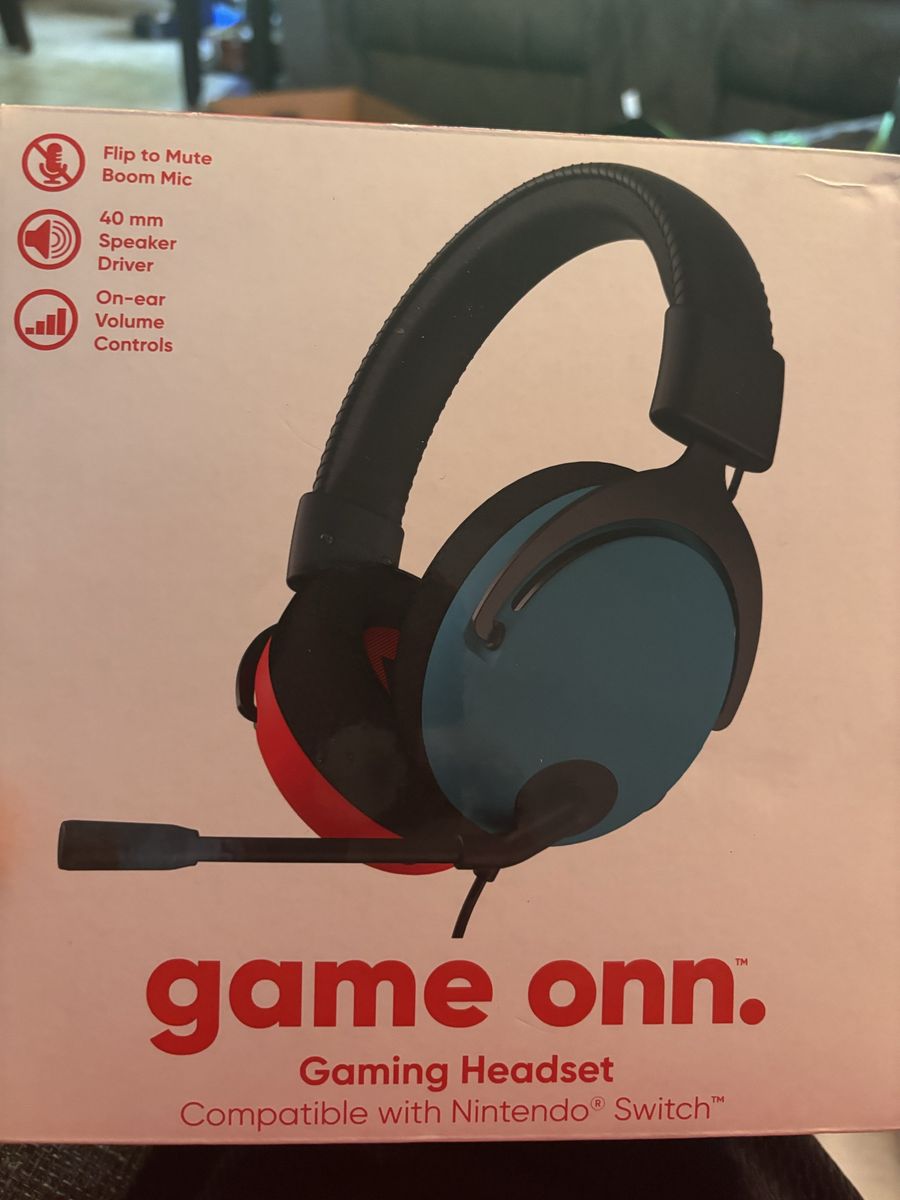 Brand new in the box game onn gaming headphones