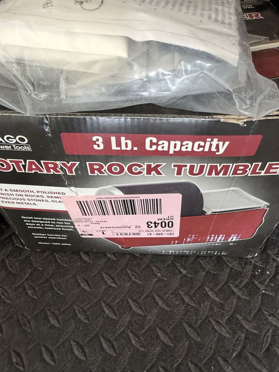Rock tumbler 3lb