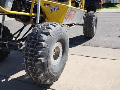 Custom Built Yellow Rock Crawler/Buggy with 4-Seater Roll Cage