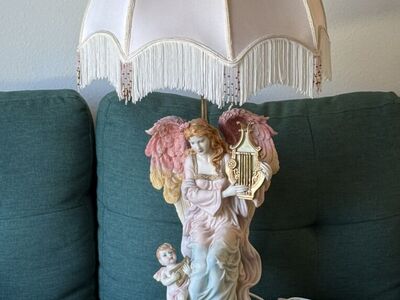 Vintage OK Collection Angel And Child Lamp