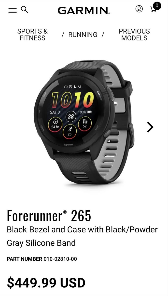 Garmin Forerunner 265