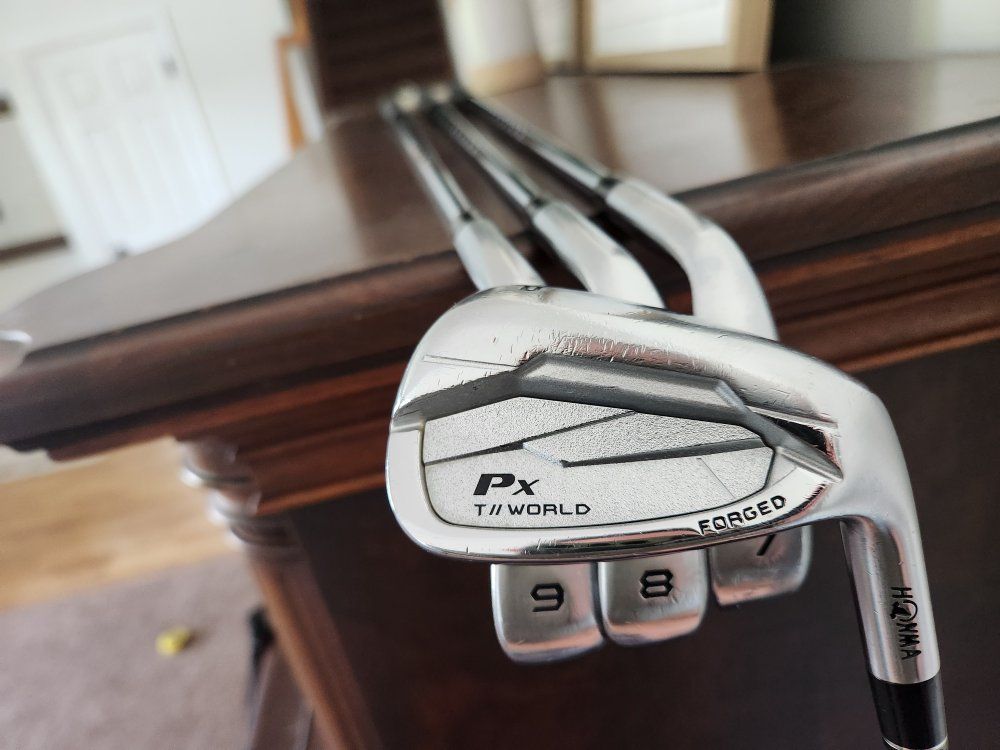 Honma T//World Px Forged Iron Set 7, 8, 9, P - Used Golf Clubs