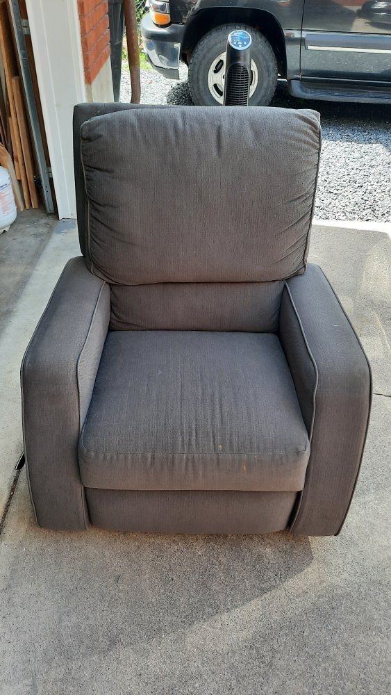 Gray lazboy recliner