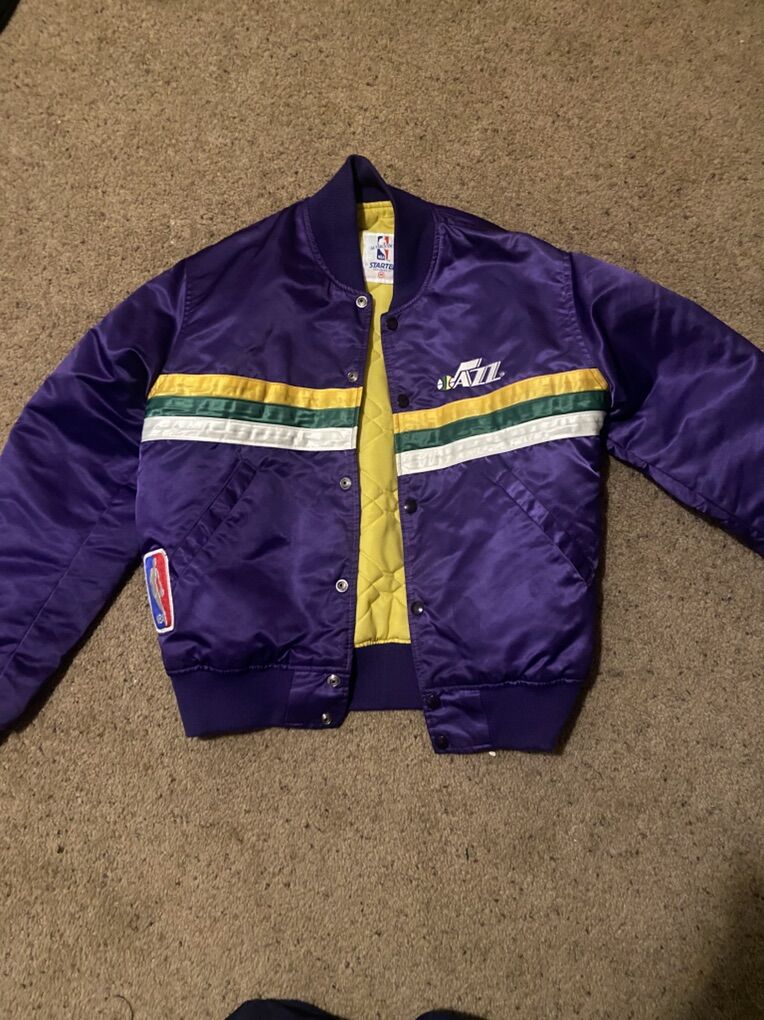 Utah Jazz Leather Jacket RARE
