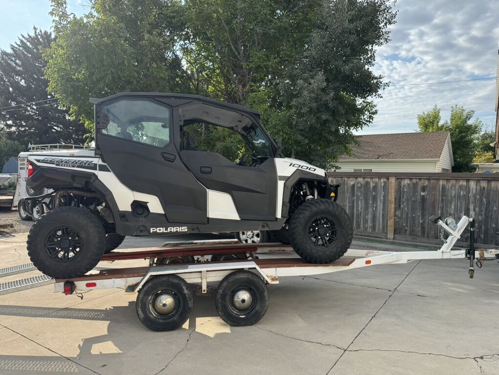 Side By Side Trailer, Tandem Axle