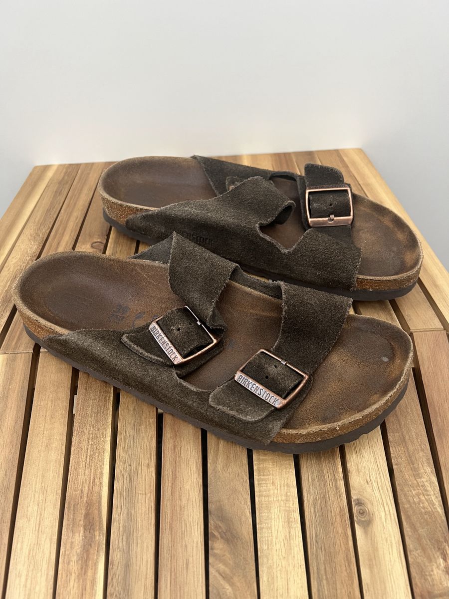Birkenstock Arizona Brown Suede Sandals Women's EU 39 US 8