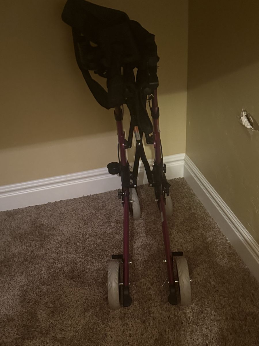Medical Mobility and Bath Safety Equipment Bundle - Crutches, Shower Chair, Walker